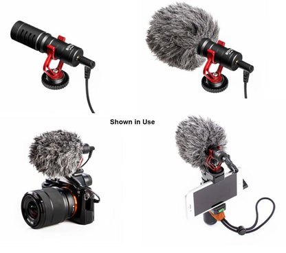 Boya BY-MM1+ Camera Condenser Shotgun Video Microphone Vlogging  (UK Stock) BNIB