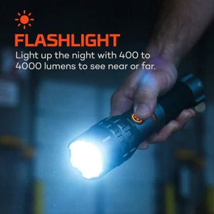 Nebo SLYDE King 4K Lumen LED Magnetic Base Dual Light Torch (UK Stock) BNIB  NEW
