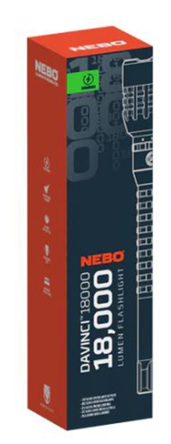 NEBO DAVINCI™ 18000 Lumens 18K Rechargeable Hand Torch Flashlight (UK Stock) NEW