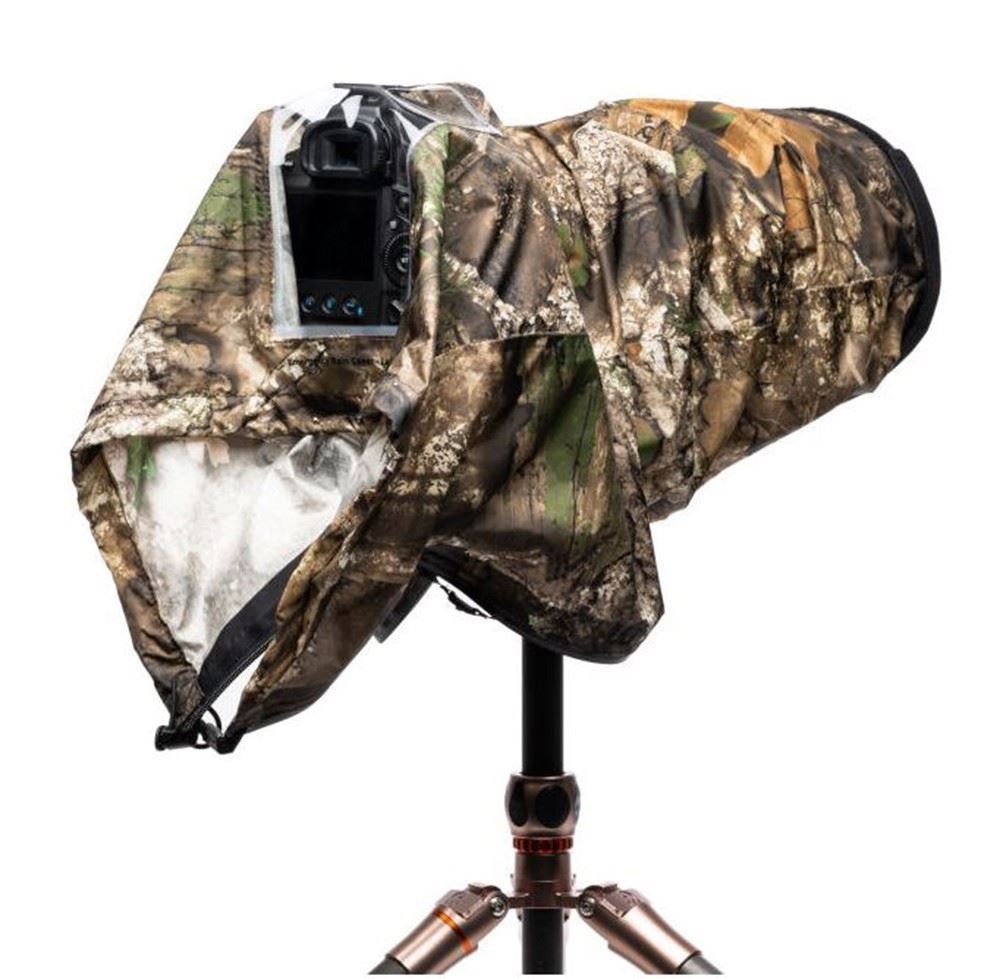 Think Tank Emergency Rain Cover in CAMO -LARGE - for Larger DSLR + Lenses   (UK)