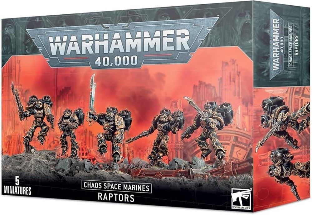 Warhammer 40K Chaos Space Marines Raptors - Games Workshop