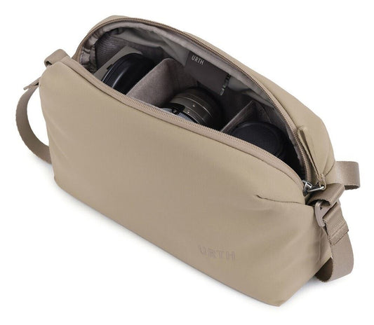 Urth Dolomite Cross-Body Camera Sling Bag in Beige Weatherproof (UK Stock)  BNIP