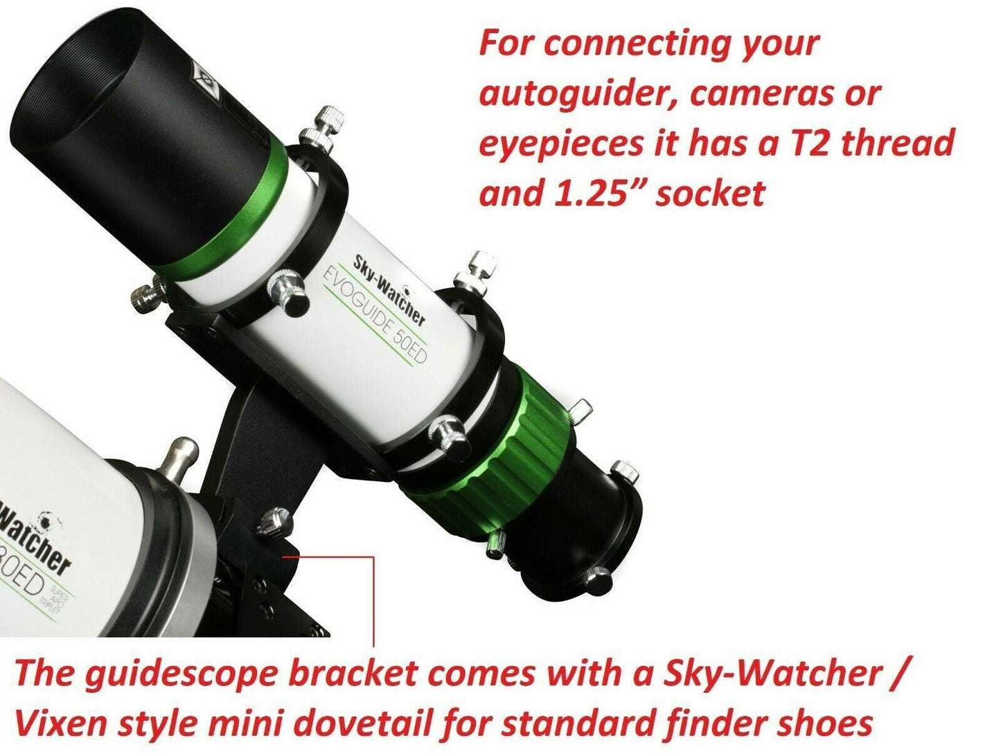SkyWatcher EVOGUIDE-50ED 50mm GUIDESCOPE (New Version)  #10199  (UK Stock)  BNIB