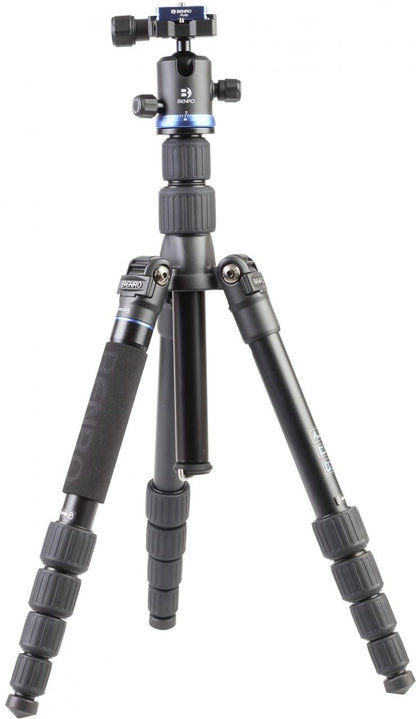 Benro iFOTO 5 Section Aluminium Travel Tripod - Holds 8KG # FIF19AIB0 (UK Stock)