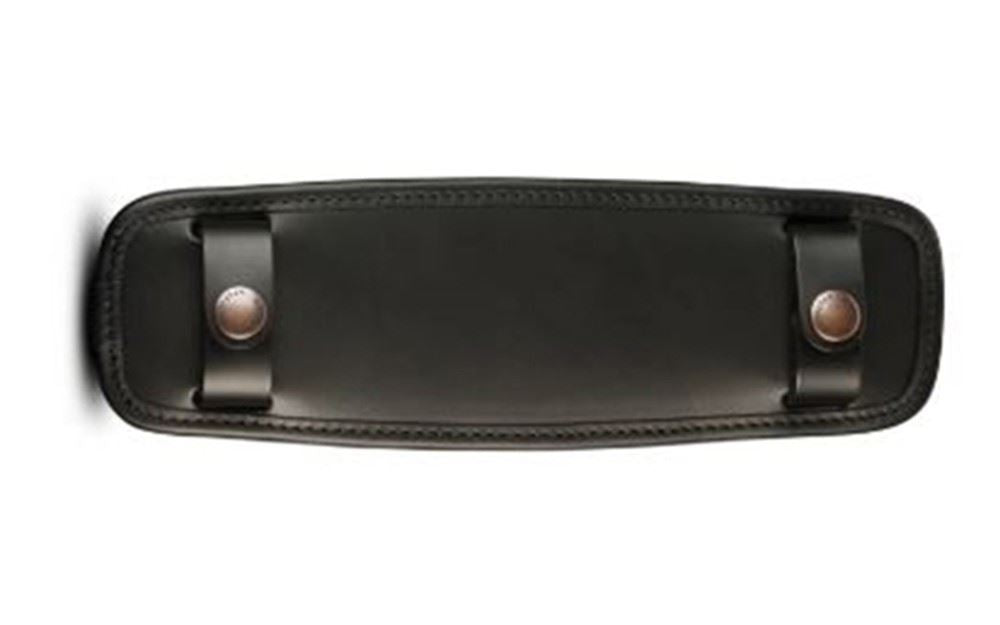 Billingham SP50 extra comfort Leather Shoulder Pad Strap Black with Antique stud