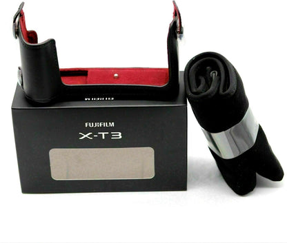 Fujifilm Fuji BLC-XT3 Half Leather Case for X-T3 Camera + Wrapping Cloth BNIB UK