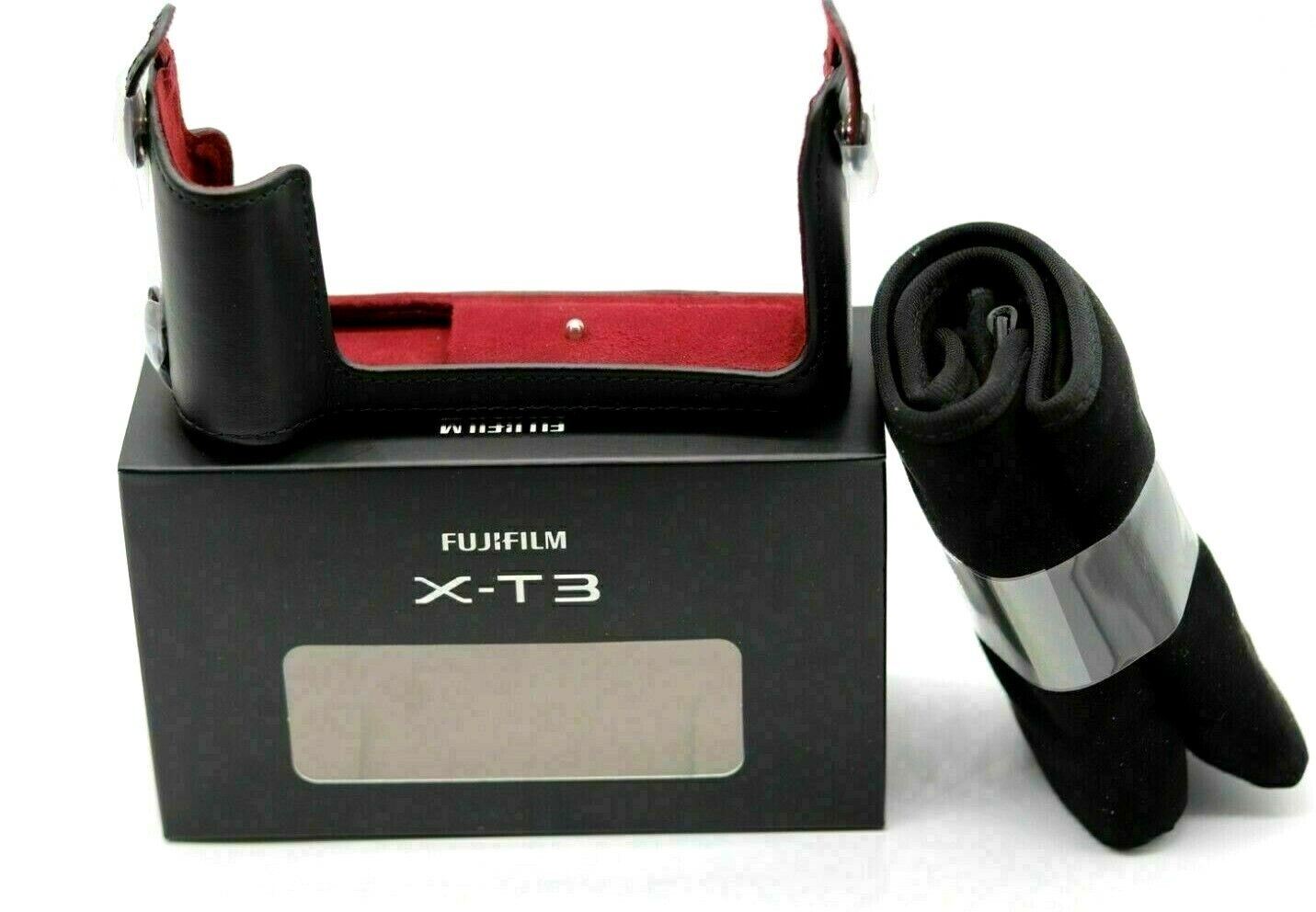 Fujifilm Fuji BLC-XT3 Half Leather Case for X-T3 Camera + Wrapping Cloth BNIB UK