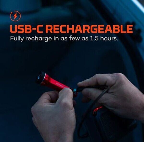 Nebo Luxtreme NANO 420 Lumen Flashlight Waterproof rechargeable Compact Torch UK