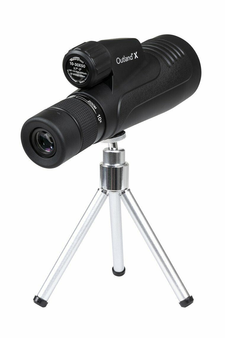 Celestron 10-30 x 50mm OUTLAND X ZOOM MONOCULAR + TRIPOD & CASE #72373 BNIB