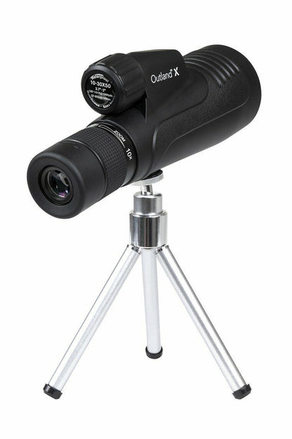 Celestron 10-30 x 50mm OUTLAND X ZOOM MONOCULAR + TRIPOD & CASE #72373 BNIB