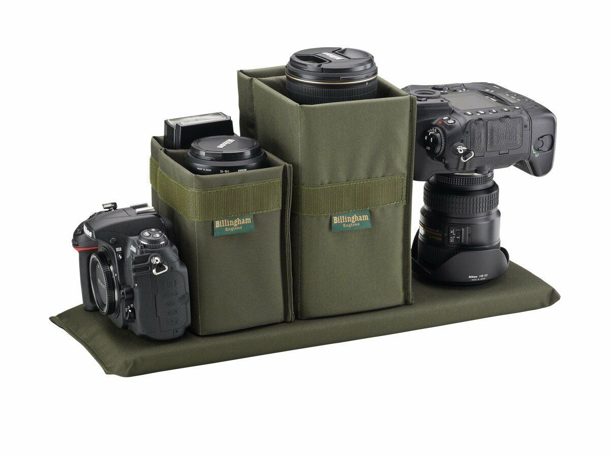 Billingham 555 Extra Large Camera / DSLR Bag in Khaki Canvas  Tan Trim (UK) BNIP