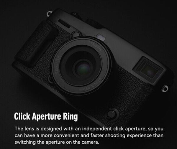 TTArtisan 27mm F2.8 Auto Focus Camera APS-C Lens for Sony E Mount Camera    (UK)