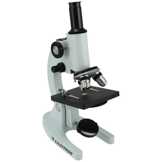 Celestron Laboratory Biological 40x-400x Metal Microscope #44102 (UK)  FADED BOX