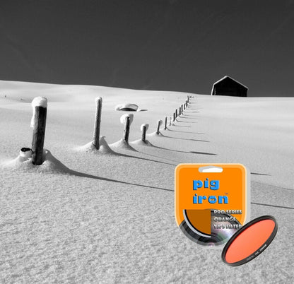 Pig Iron 49mm Orange YA3 Pro Filter Contrast Booster Camera Lens Circular   (UK)