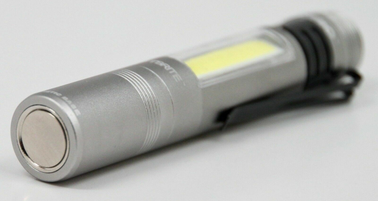 Nebo BITBRITE Flash Light and Screwdriver Magnetic Torch Silver (UK Stock) BNIB