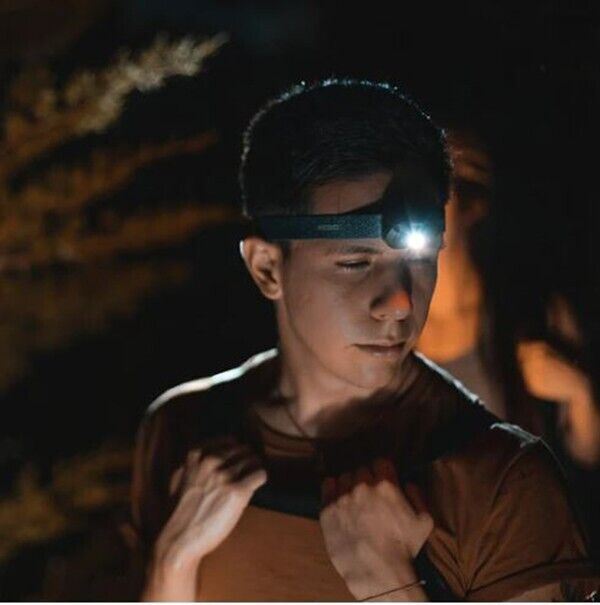 NEW Nebo Mycro Headlamp, & Cap Light 400 Lumen Turbo Mode Rechargeable (UK) BNIB