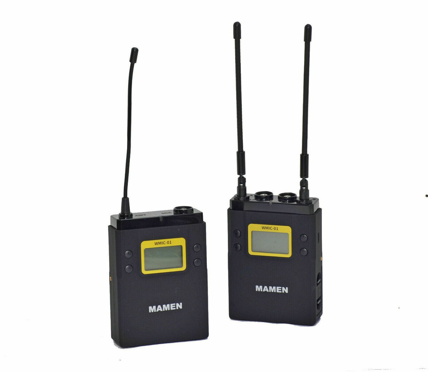 MAMEN WMIC-01 Professional UHF Dual-Channel Digital Wireless Microphone System