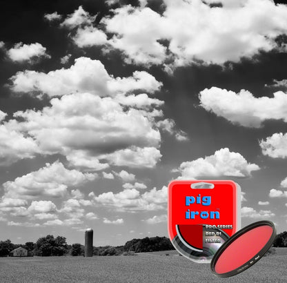 Pig Iron 49mm Red R1 Pro Filter Contrast Booster (UK Stock) BNIP - Black & White