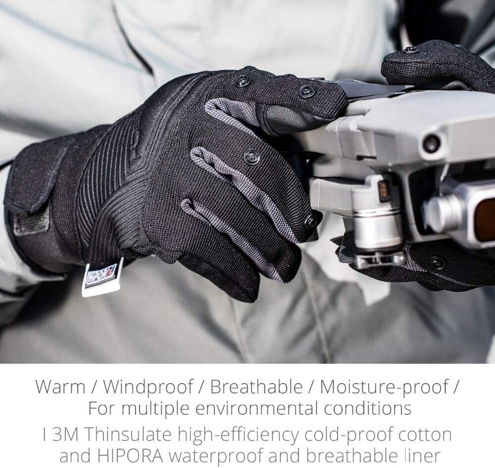 PGYTECH Unisex Photography Gloves Black and Grey Extra Large #PGM-108 (UK Stock)