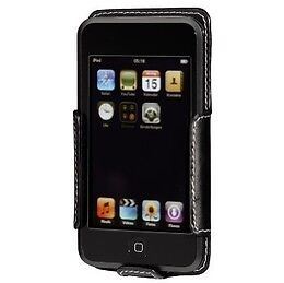 Hama Leather Delicate Shell Case, Belt Clip (00023595) for iPod Touch - Black