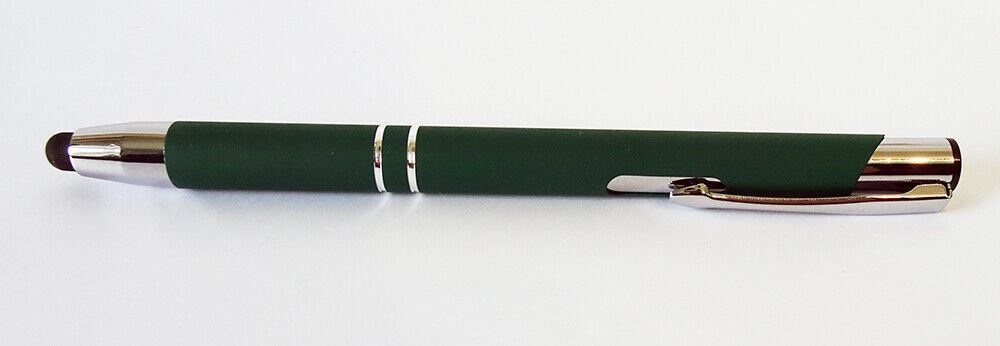 Photo Express 2 in 1 Stylus Pen & Biro Green for Tablets & Smartphones ...