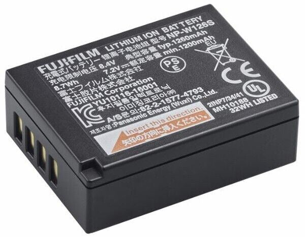 Fujifilm NP W126S original Battery for Fuji  X T, X-Pro 1,2 X-A,E X-H1 (UK) BNIB