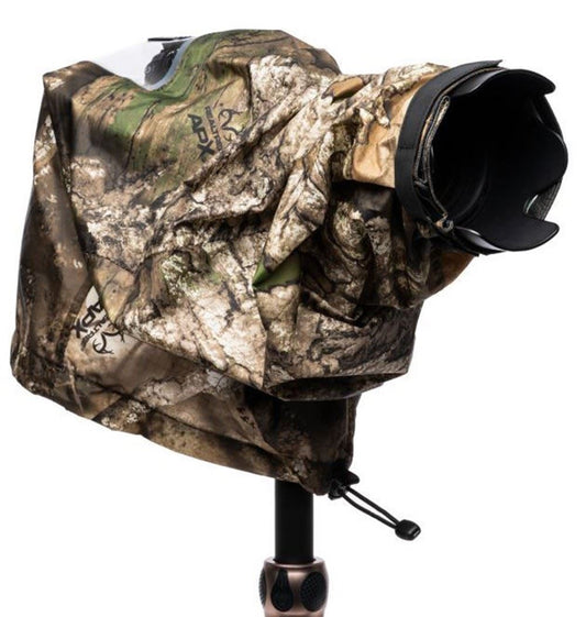 Think Tank Emergency Rain Cover in CAMO - Medium- for Larger DSLR + Lenses  (UK)