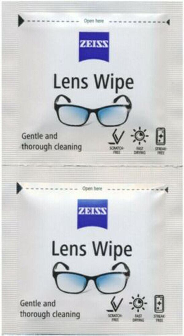 Zeiss Lens Wipes x30 Individually Wrapped Moist Wipes Camera Binocular (UK) BNIB