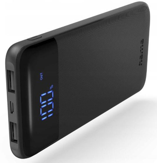 USB Charger Power bank Pack A-C Micro connector = Hama LED10 - 10000mAh (UK) NEW