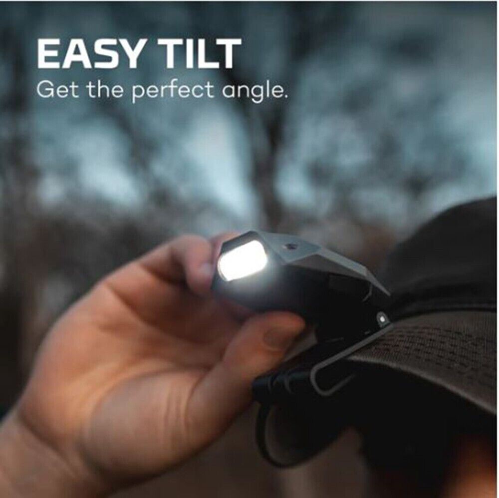 NEBO Einstein CAP 100 Lumen Headlamp Cap Torch Rechargeable 100 (UK Stock)  BNIP