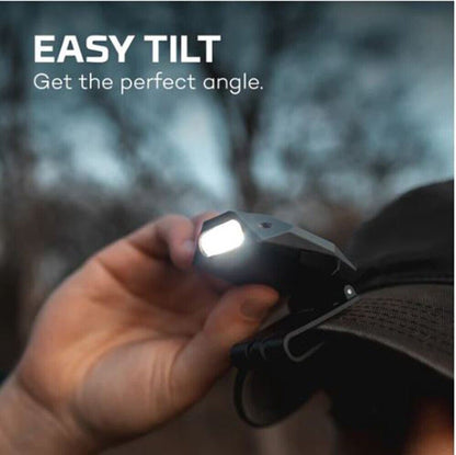 NEBO Einstein CAP 100 Lumen Headlamp Cap Torch Rechargeable 100 (UK Stock)  BNIP