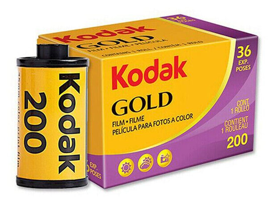 Kodak Gold 200 iso Colour Print Film 135 35mm 36exp (UK Stock) 36 exposures BNIB