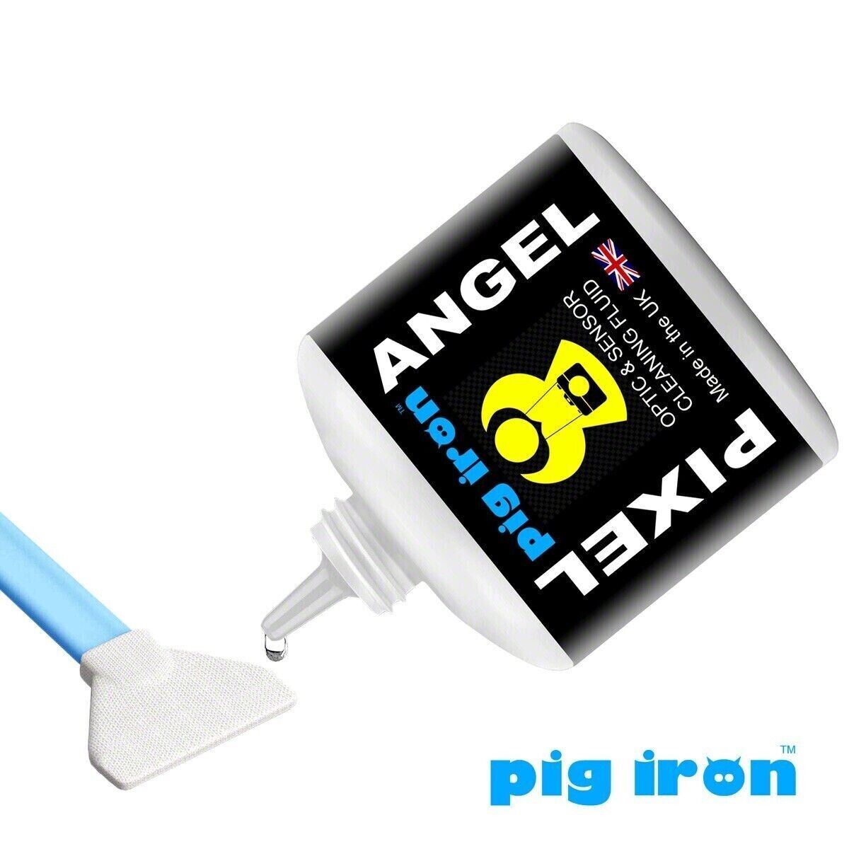 Pig Iron Pixel Polishers Sensor Cleaning KIT Swabs + PIXEL ANGEL fluid APS-C  UK