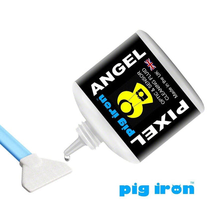 Pig Iron Pixel Polishers Sensor Cleaning KIT Swabs + PIXEL ANGEL fluid APS-C  UK