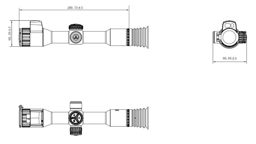 HIKMicro Alpex A40EL Day & Night Vision Rifle scope 4K UHD Sensor (UK Stock) NEW