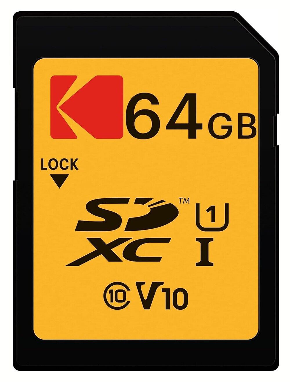 Kodak 64GB SDXC SD Card Class 10 UHS-1 HD Memory Card V10 85 MB/S (UK Stock) NEW