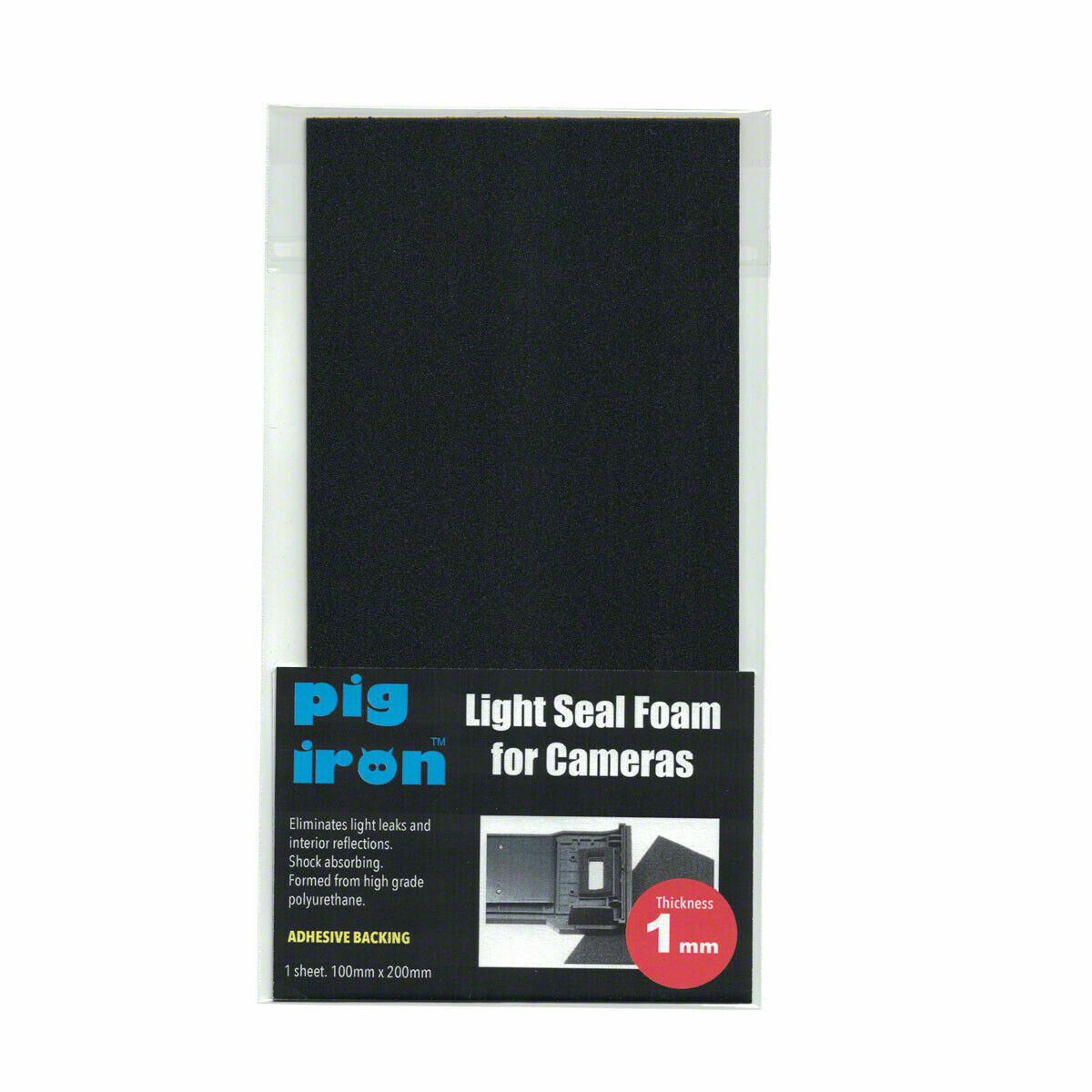 Pig Iron Camera Light Seal Foam Sheet 1mm thick Self Adhesive nonrefle ...