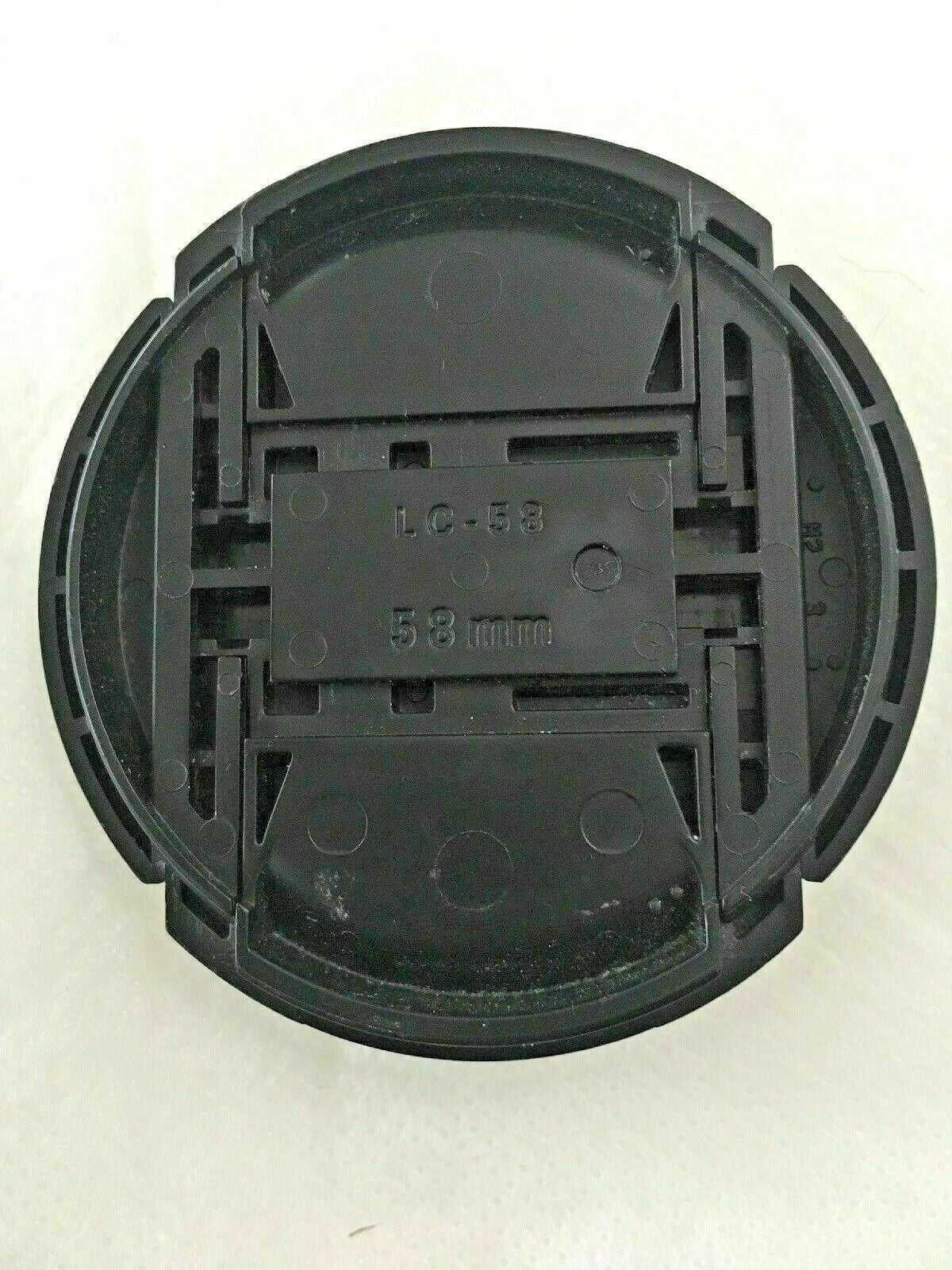 Sony Alpha LC-58 lens cap for 58mm filter thread centre pinch style (UK Stock)
