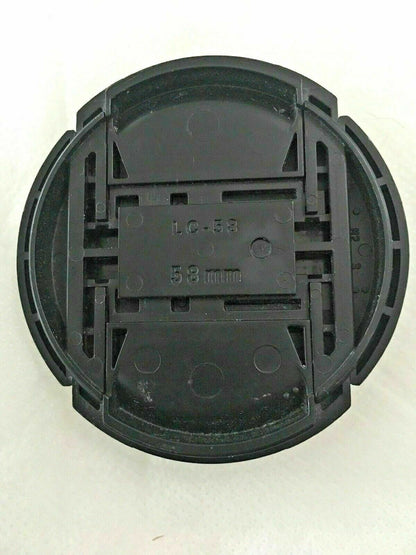 Sony Alpha LC-58 lens cap for 58mm filter thread centre pinch style (UK Stock)