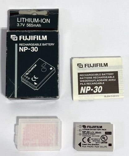Original FUJIFILM NP-30 Lithium-ion Battery for F440, F450 Camera (UK Stock) NEW