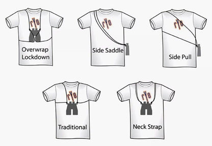 Rick Young Outdoors Ultra Light Bino Binocular Harness in ORANGE #0564 (UK) BNIP