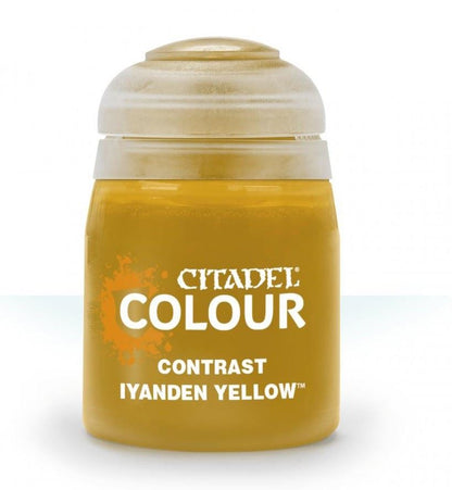 Citadel colour contrast - Iyanden Yellow paint 18ml WarHammer  Games Workshop