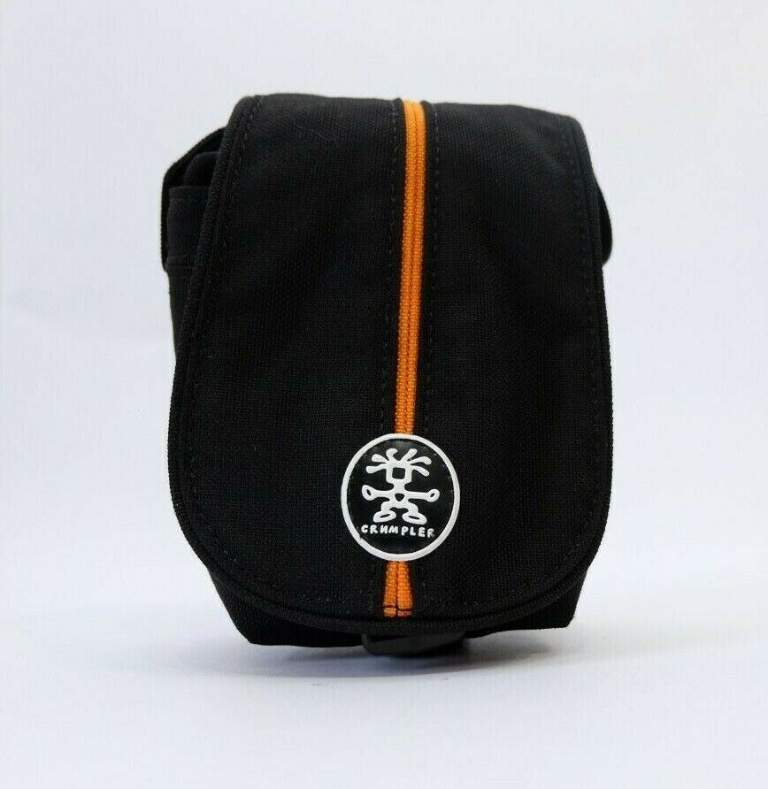 Crumpler Pretty Boy 220 XXS Black/Orange for compact cameras (UK stock) BNIP NEW