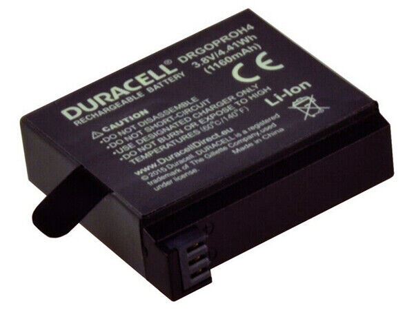 AHDBT-401 GOPRO HERO 4 Replacement Battery by DURACELL #DRGOPROH4 (UK Stock) NEW