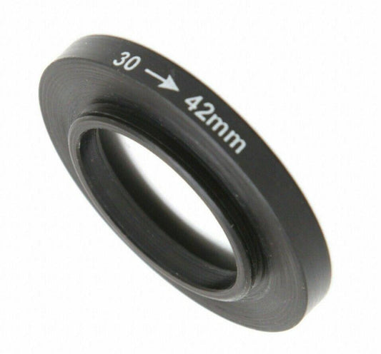 Male 30mm to Female T2 42mm Mount Adapter Stepping Ring (UK Stock) BNIP
